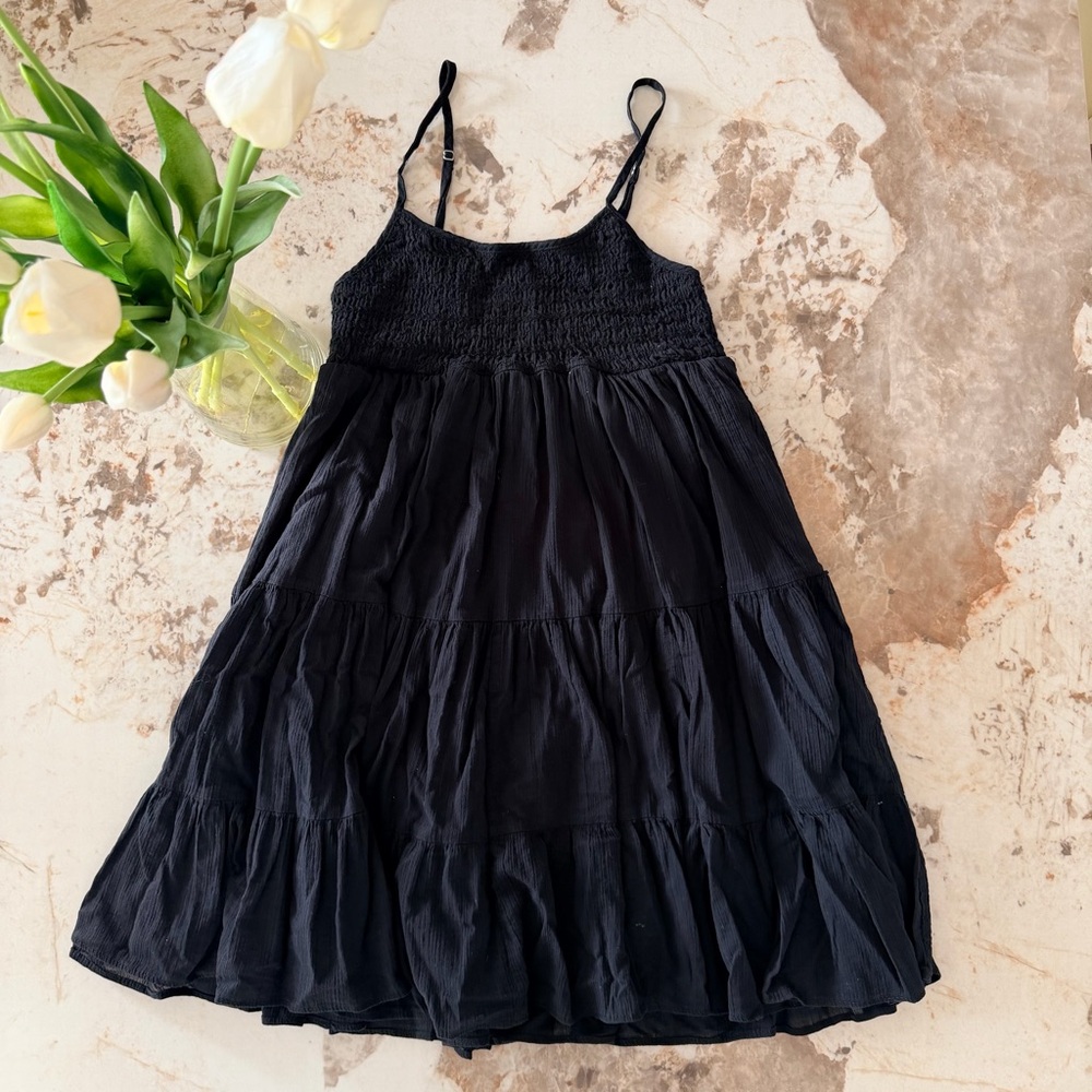 Zara Black Casual Summer Dress